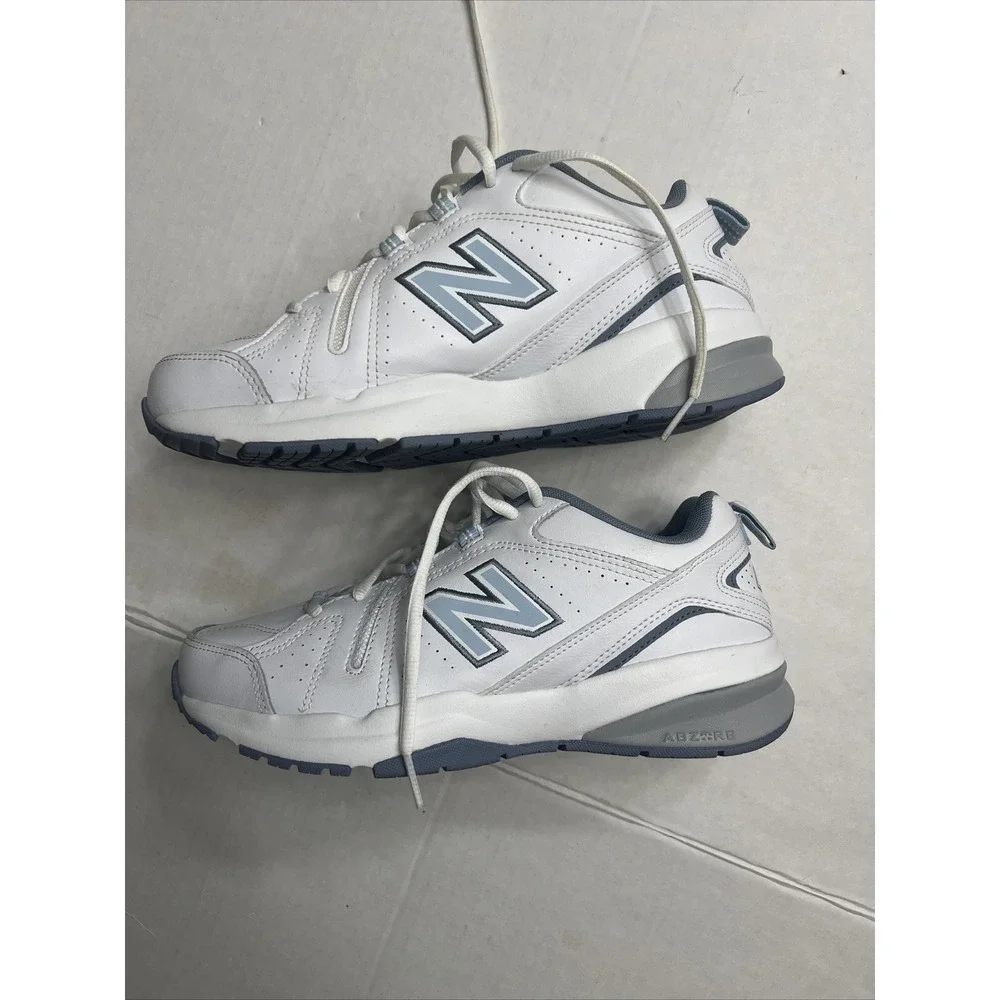 New Balance Womens 608 V5 WX608WB5 White Casual Shoes Sneakers Size 8.5 D‎